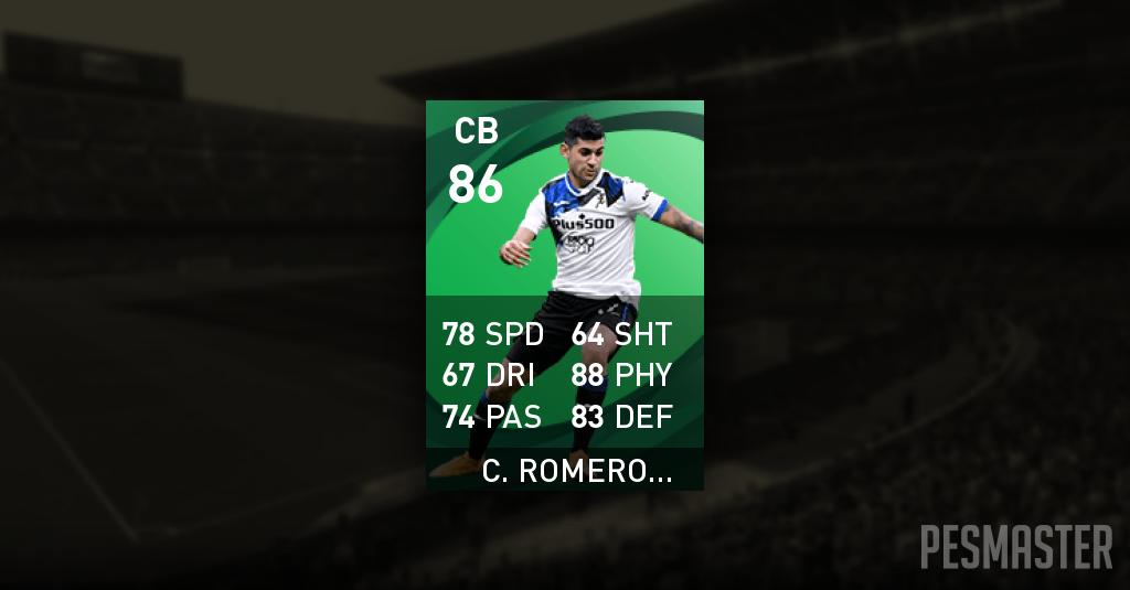 Cristian Romero Pes Mobile Stats