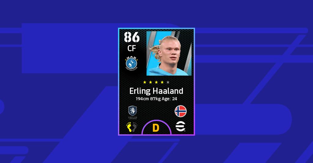 Erling Haaland EFootball 2022 Stats