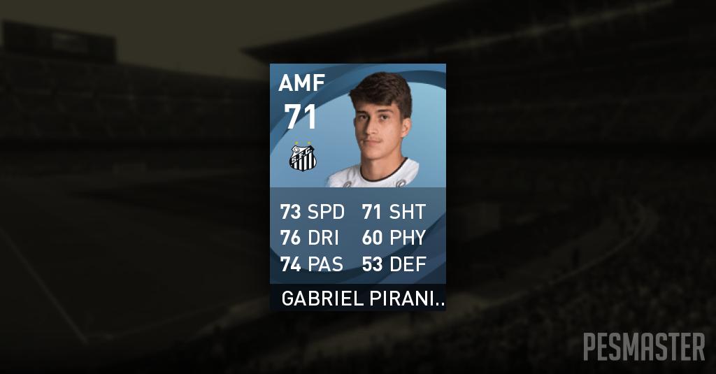 Gabriel Pirani PES 2021 Mobile Stats