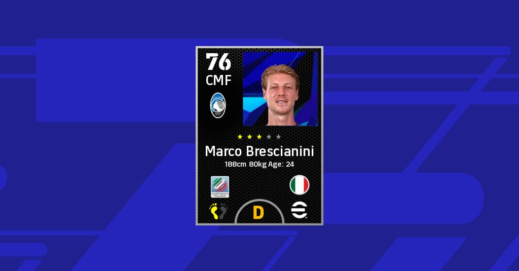 Estatisticas De Marco Brescianini En EFootball 2022