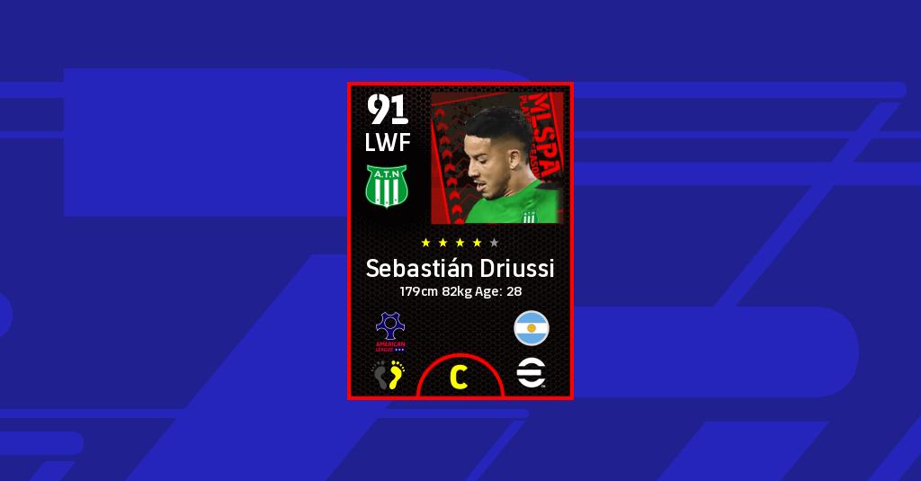 Sebasti N Driussi Efootball Stats