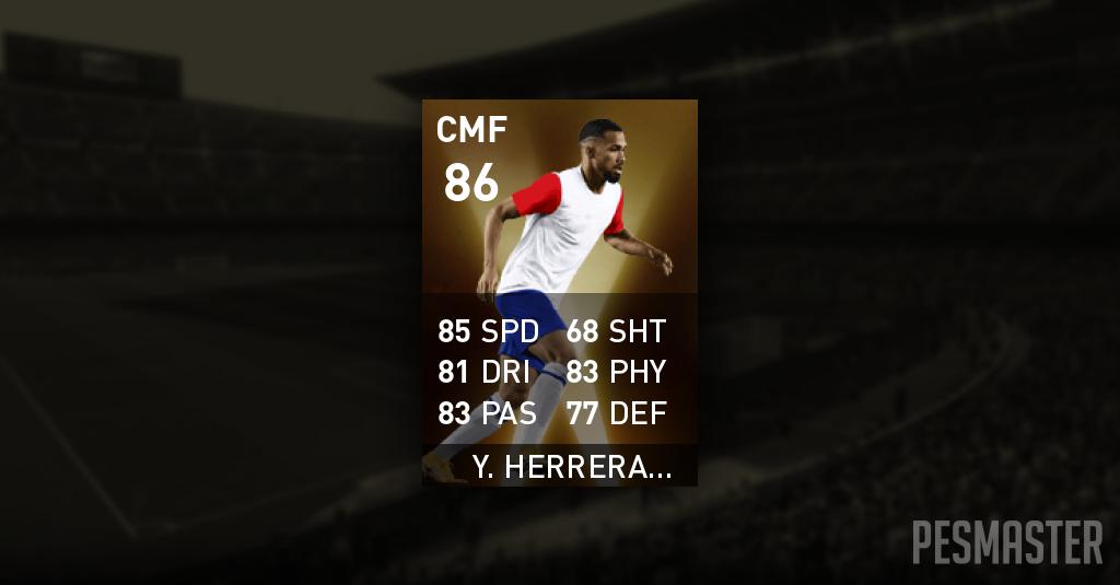 Yangel Herrera PES 2021 Mobile Stats