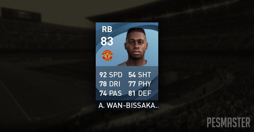 Aaron Wan-Bissaka PES 2021 Mobile Stats