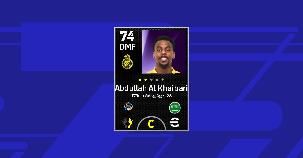 Abdullah Al Khaibari EFootball 2022 Stats