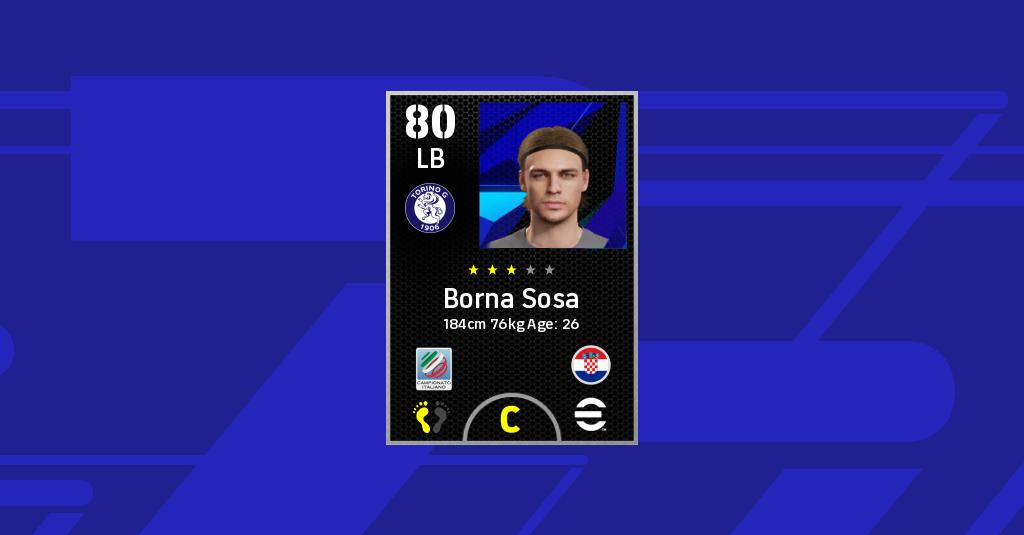 Borna Sosa EFootball 2022 Stats