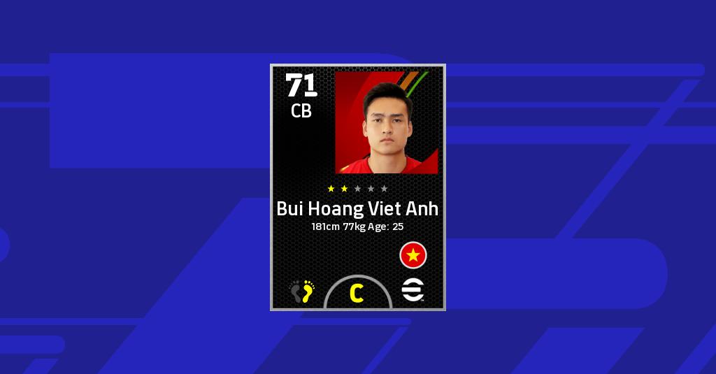 Bui Hoang Viet Anh eFootball 2022 Stats