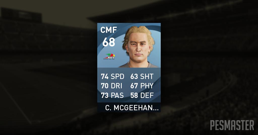 Cameron McGeehan PES 2021 Stats