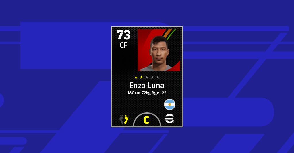 E. Luna eFootball 2022 Stats