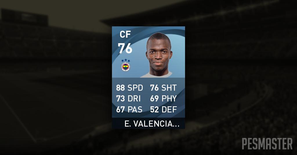 Enner Valencia PES 2021 Mobile Stats