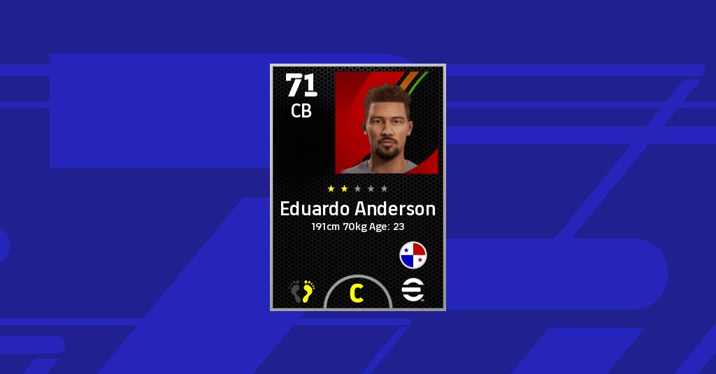 Eduardo Anderson EFootball Stats