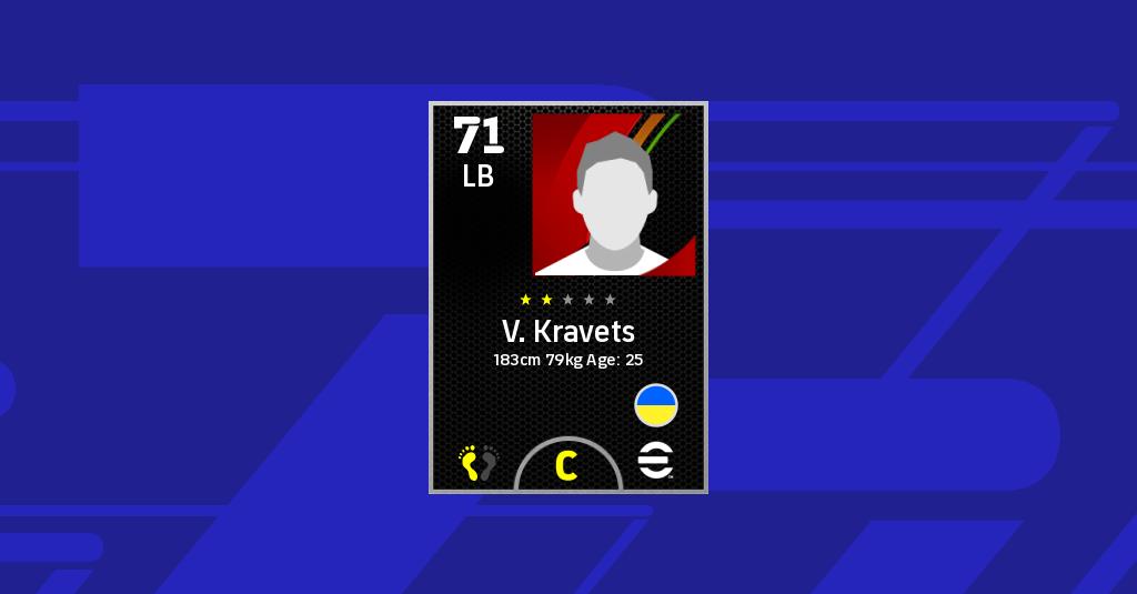 Vasyl Kravets eFootball 2022 Stats