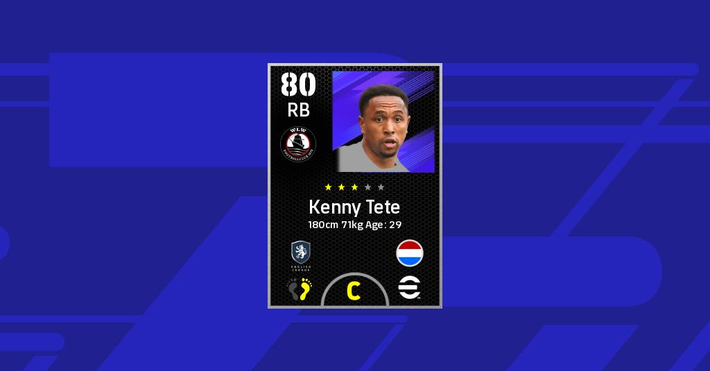 Kenny Tete eFootball 2022 Stats