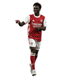 Bukayo Saka PES 2021 Mobile Stats