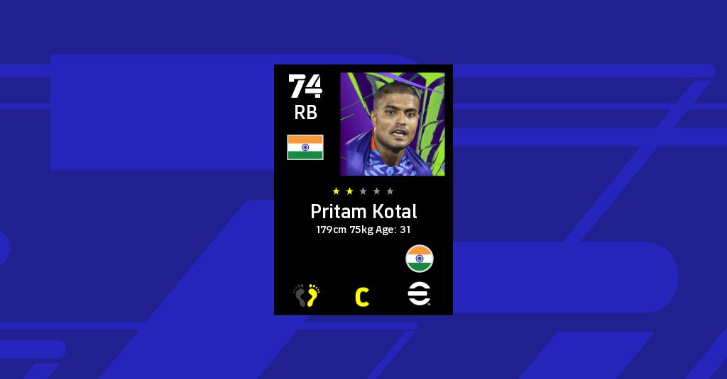 Pritam Kotal eFootball 2022 Stats