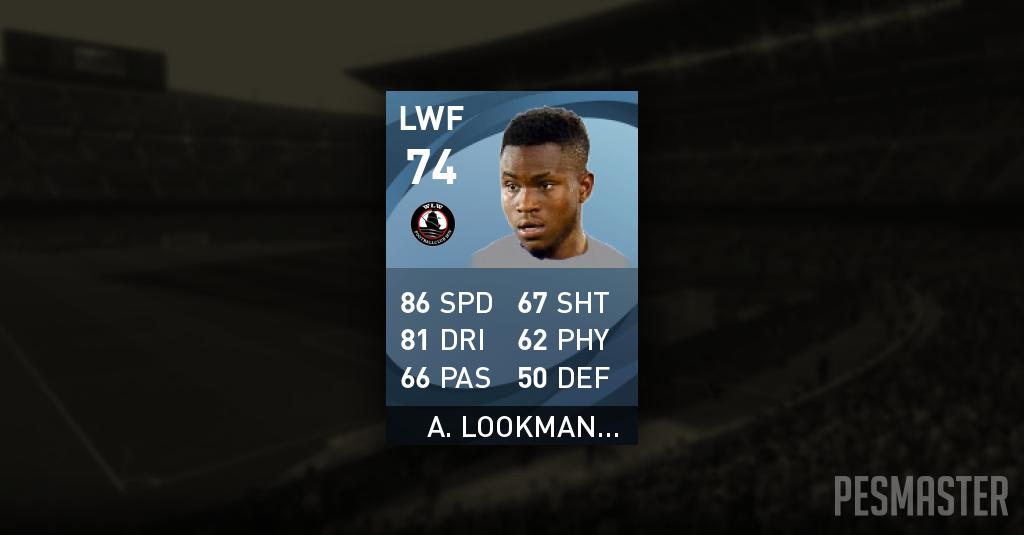 Ademola Lookman - 统计 - PES 2021